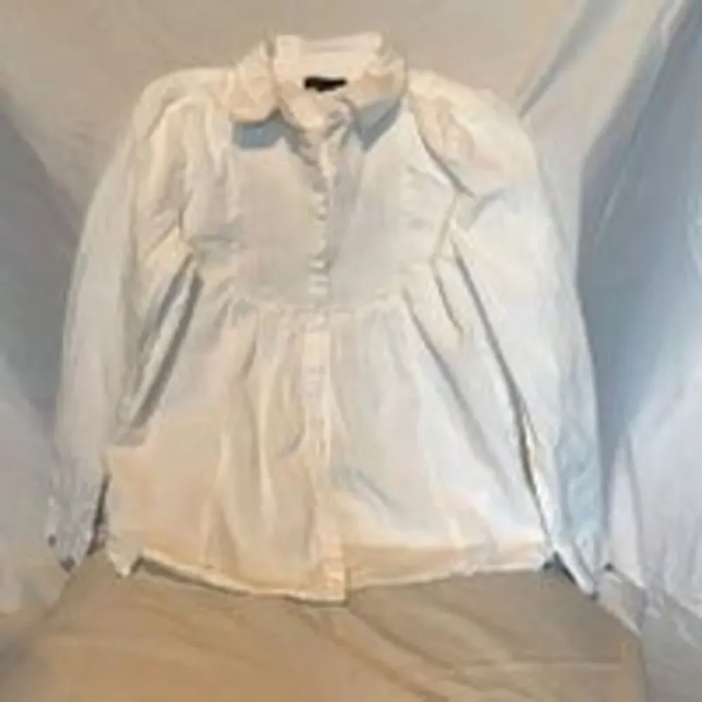 White Tommy Hilfiger Girls Button Shirt